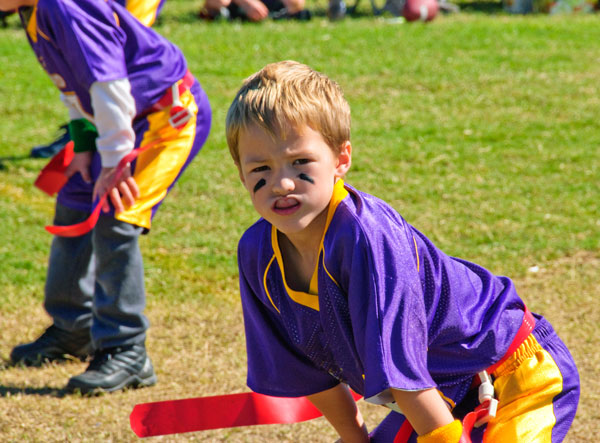 Youthflagfootballplayer